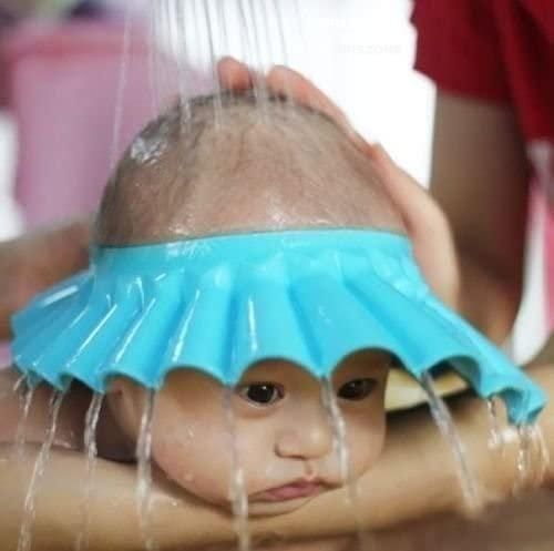Baby Adjustable Safe Bathing Shower Cap (Pack of 2) - bestdealsstore