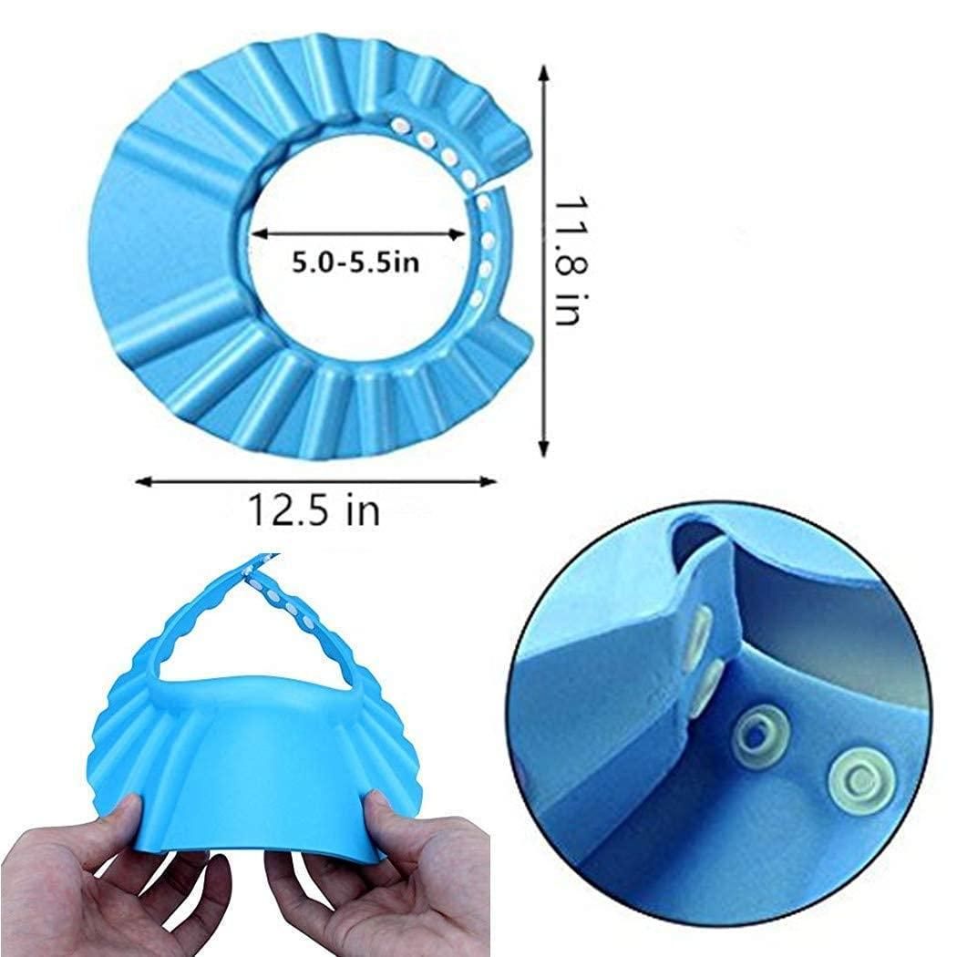 Baby Adjustable Safe Bathing Shower Cap (Pack of 2) - bestdealsstore